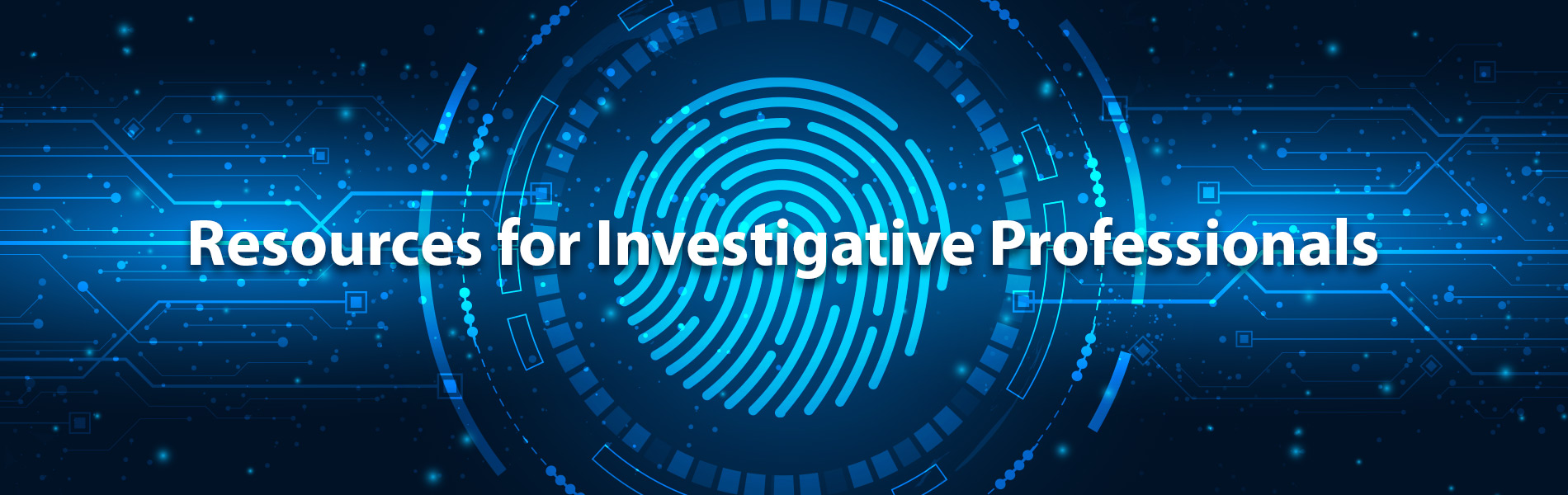 IRBsearch Resources for Investigative Professionals